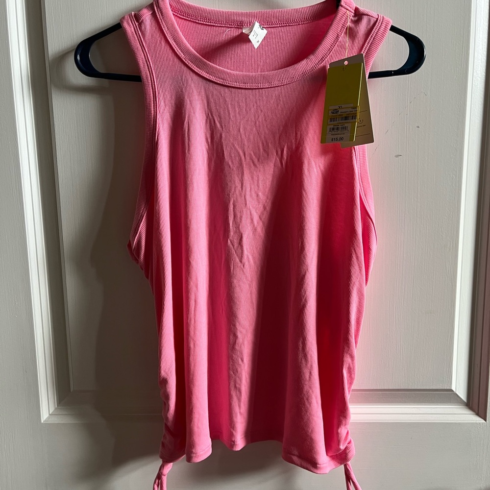 NWT All in Motion Pink Tank Athletic Top, Size XL